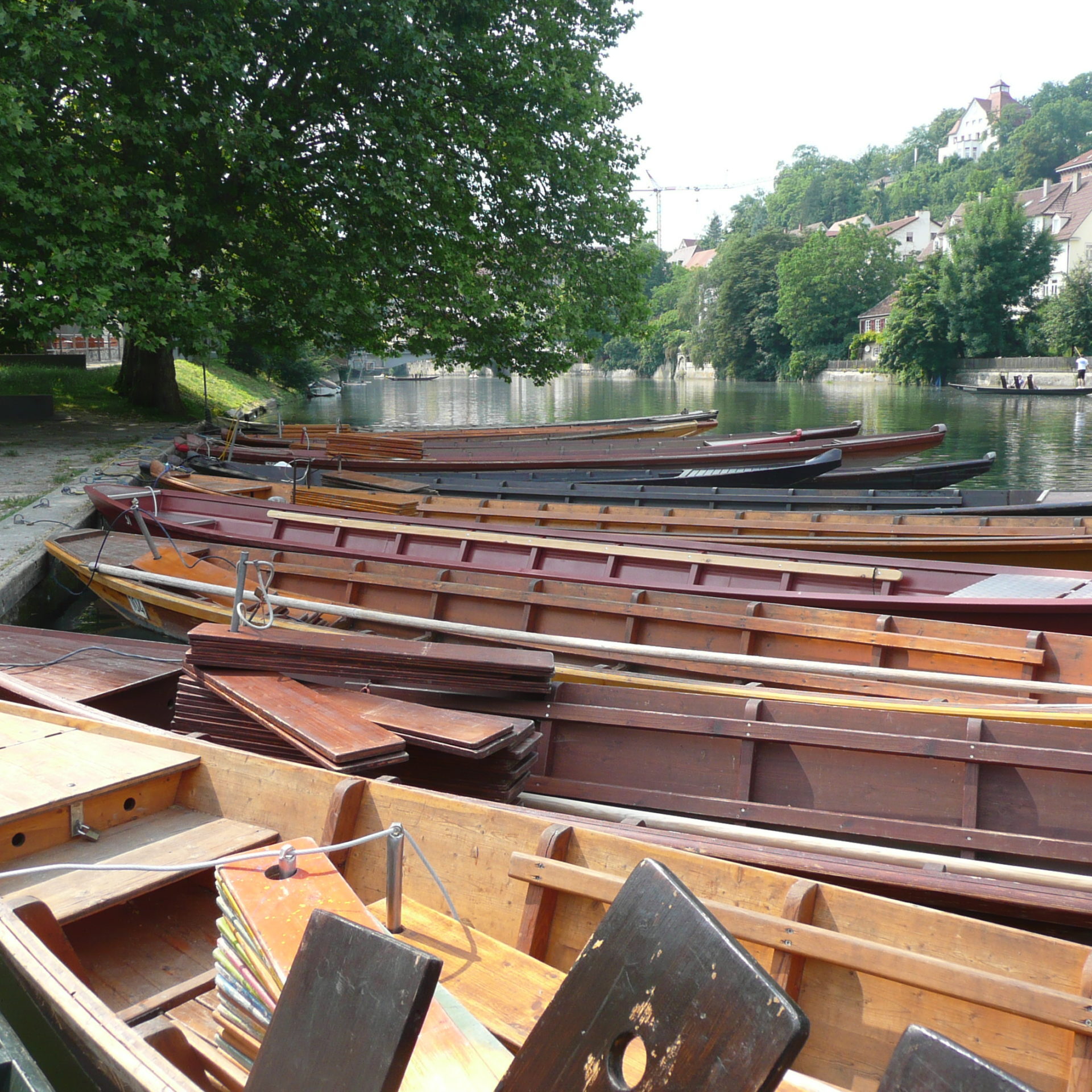 Stocherkahn Anlegestellen Tübingen Stocherkahn ViaVerde