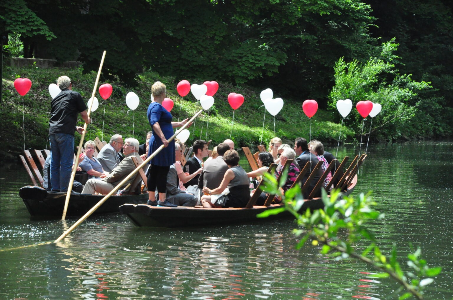 Hochzeits Stocherkahnfahrt Tübingen